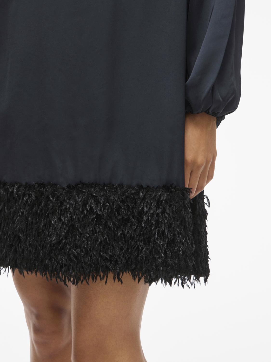 VIVEER Short Dress - Black Beauty - VERO MODA & VILA Bergvik